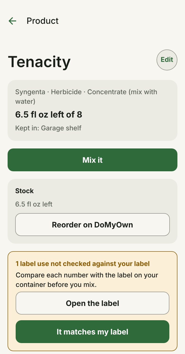 Every rate stays “not checked” until you compare it with your label